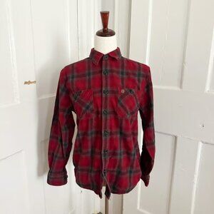 Coleman Red & Black Plaid Flannel Men's M